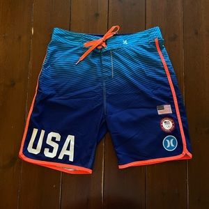 Hurley phantom official USA Olympic team Boardshorts